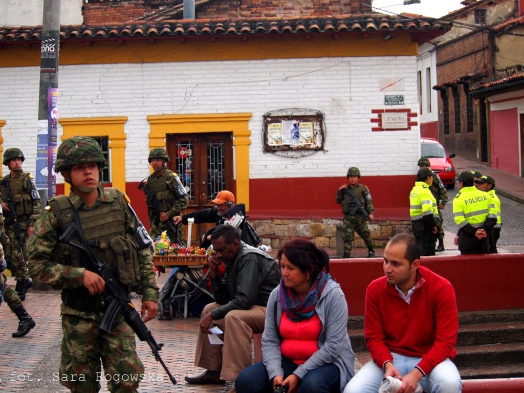 Kolumbijskie wojsko - podróż do Kolumbii 