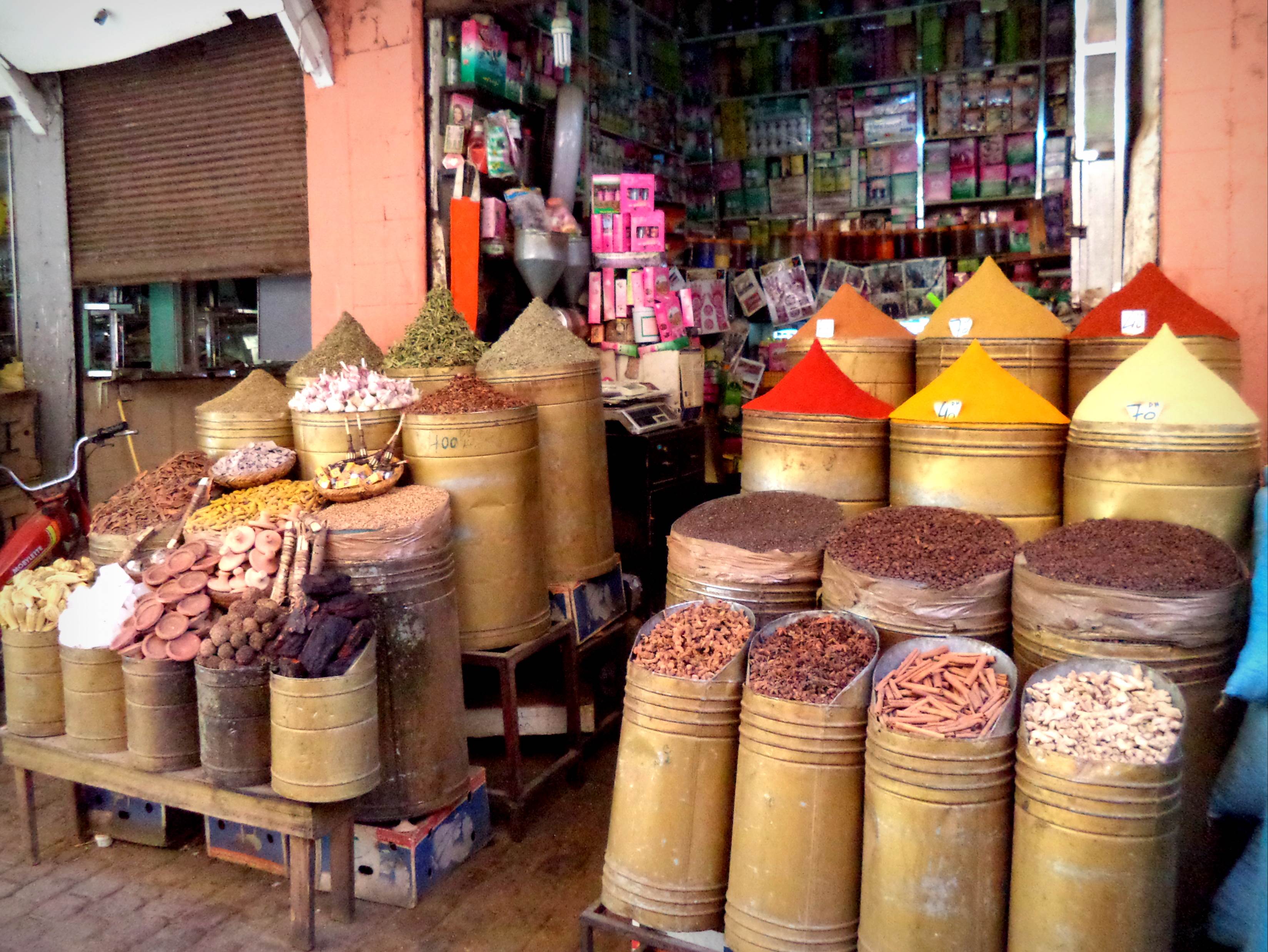 Marrakesz suk bazar Maroko