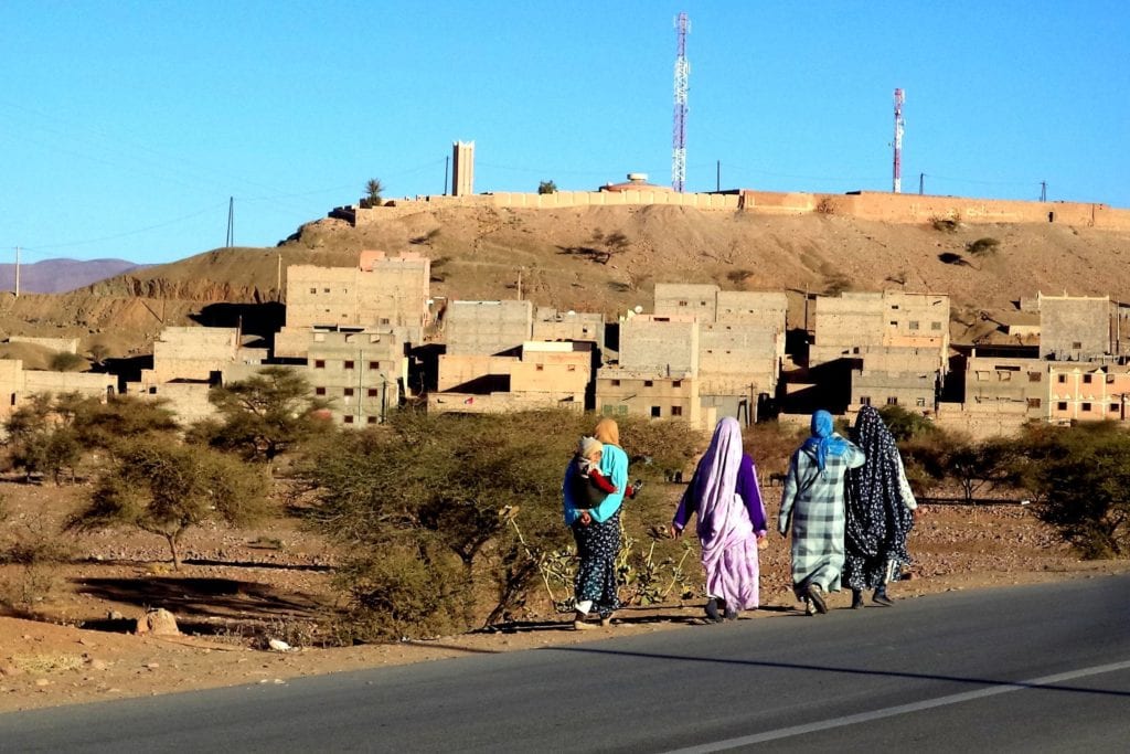 Zagora - kobiety w Maroko
