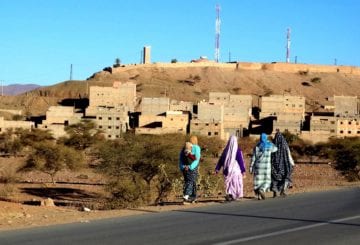 Zagora Maroko kobiety stroj
