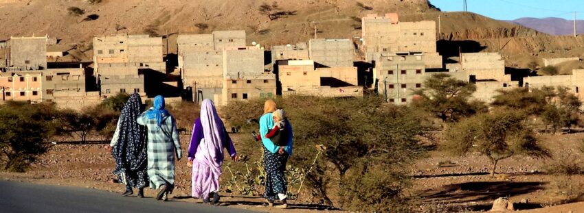 Kobiety na ulicy Zagory Maroko