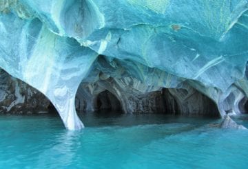marmurowe jaskinie w Chile - Patagonii