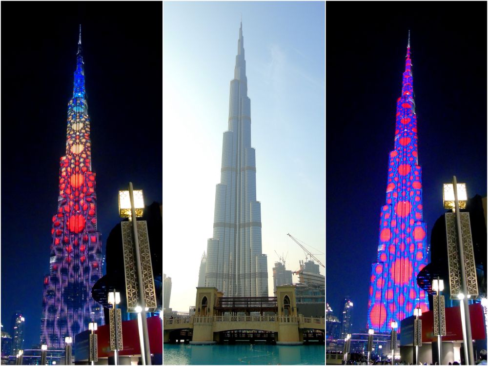 Burj Khalifa, najwyższy budynek świata mierzący 828 m - Dubaj