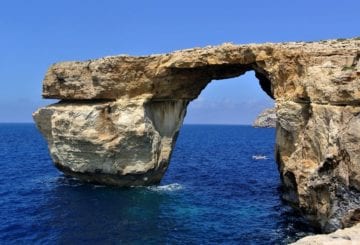 Gozo Malta zniszczona atrakcja