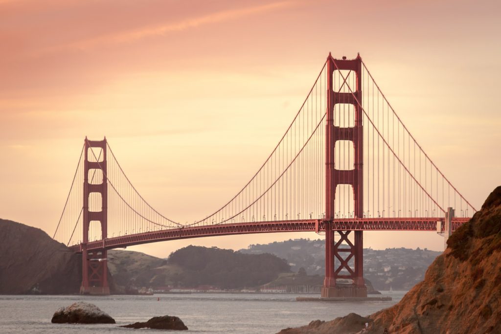 Golden Gate w San Francisco