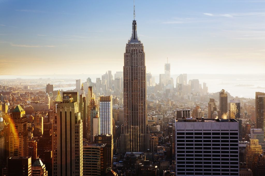 Panorama Nowego Jorku - widok na Empire State Building
